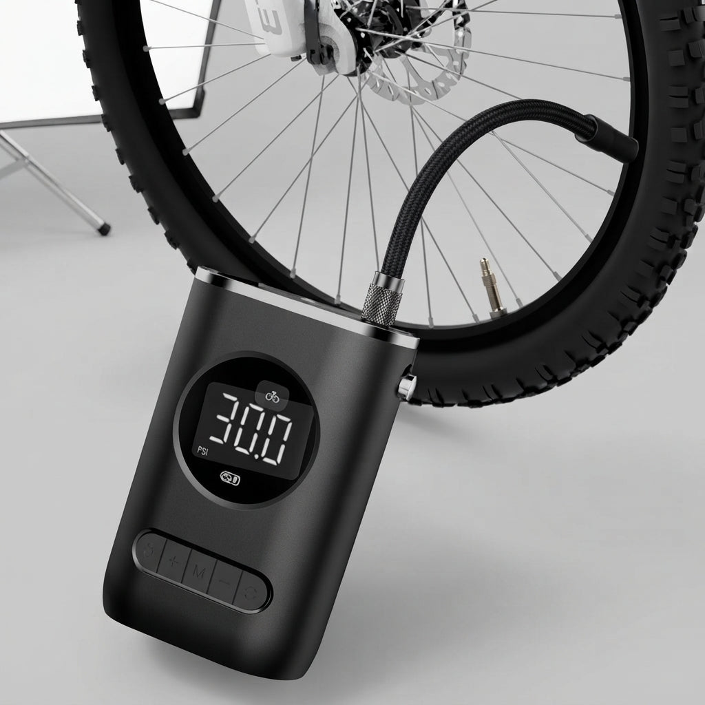 Inflador digital portátil USB para auto, moto y bici AutoDrop - vista 2